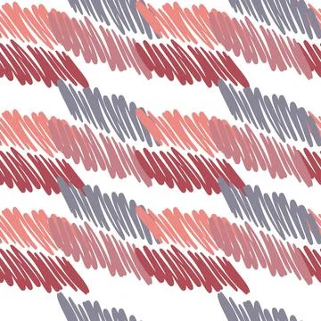 Hand drawn scrawl sketch pattern isolated. Pencil strokes seamless texture. S Illustrazione stock