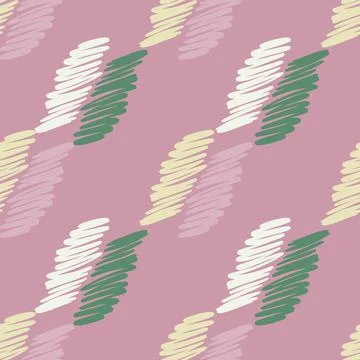 Hand drawn scrawl sketch pattern. Pencil strokes seamless texture. Scribble l Illustrazione stock