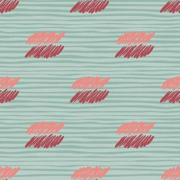 Hand drawn scrawl sketch pattern. Pencil strokes seamless texture. Scribble l Illustrazione stock