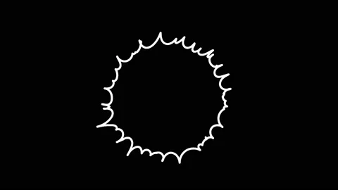 Hand drawn scribble animation Stock Footage 154545501