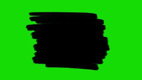 Hand Drawn Scribble Animation Green Screen– Doodle Stroke FX Stock Footage 316958208