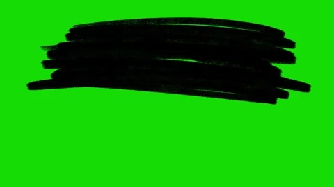 Hand Drawn Scribble Animation Green Screen– Doodle Stroke FX Stock Footage 316958301