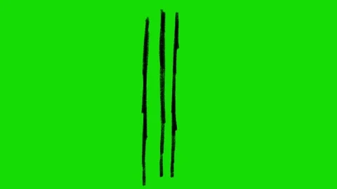 Hand Drawn Scribble Animation Green Screen– Doodle Stroke FX Stock Footage 316958478