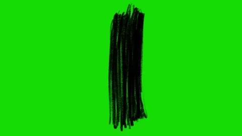 Hand Drawn Scribble Animation Green Screen– Doodle Stroke FX Video stock 316958529