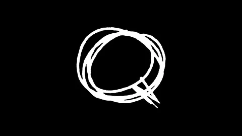 Hand Drawn Scribble Circle Icon Stock Footage 347779024