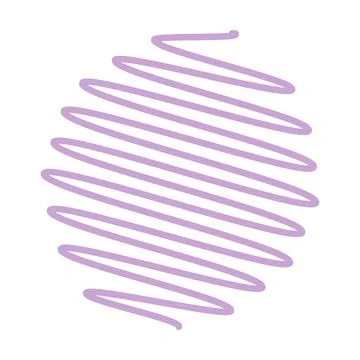 Hand drawn scribble doodle sketch element pencil art design outline stroke Stock Illustration