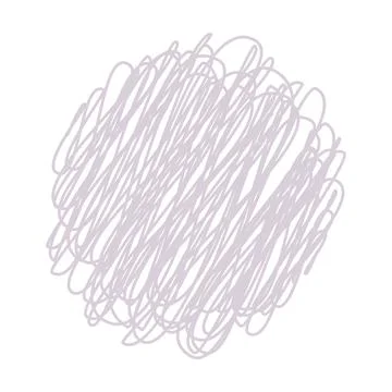 Hand drawn scribble doodle sketch element pencil art design outline stroke .. Stock Illustration