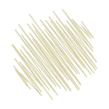 Hand drawn scribble doodle sketch element pencil art design outline stroke Stock Illustration