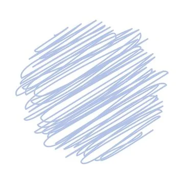 Hand drawn scribble doodle sketch element pencil art design outline stroke Illustrazione stock