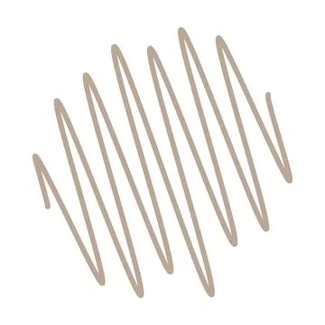 Hand drawn scribble doodle sketch element pencil art design outline stroke Stock Illustration