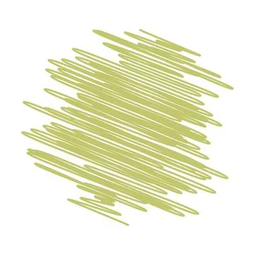 Hand drawn scribble doodle sketch element pencil art design outline stroke Illustrazione stock