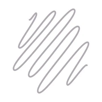 Hand drawn scribble doodle sketch element pencil art design outline stroke Stock Illustration