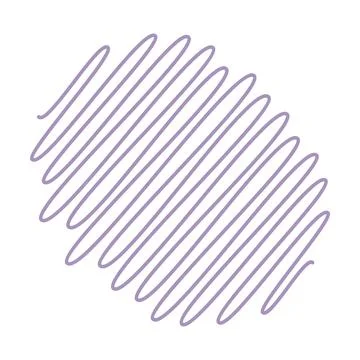 Hand drawn scribble doodle sketch element pencil art design outline stroke Stock Illustration