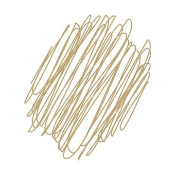 Hand drawn scribble doodle sketch element pencil art design outline stroke Stock Illustration