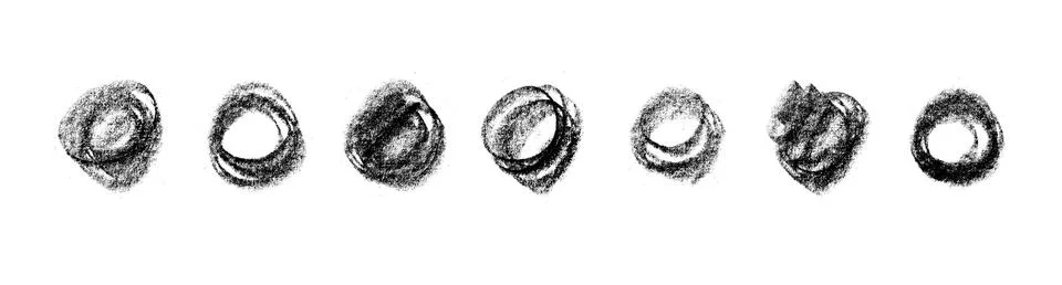 Hand Drawn Scribble Elements Stock Illustration