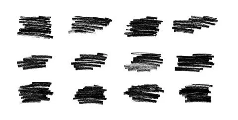 Hand Drawn Scribble Elements Stock Illustration