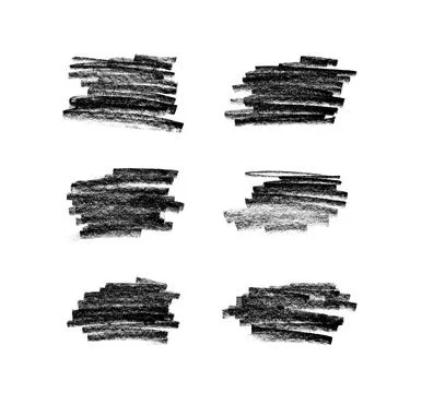 Hand Drawn Scribble Elements Stock Illustration