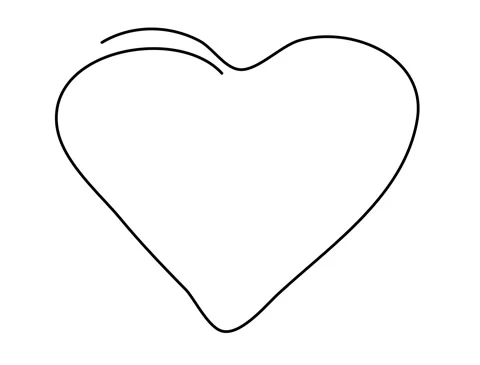 Hand Drawn Scribble Heart, logo design element. Motion graphic video available Stock Footage 170335518