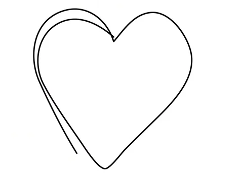 Hand Drawn Scribble Heart, logo design element. Motion graphic video available Stock Footage 170335658