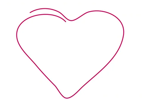 Hand Drawn Scribble Heart, logo design element. Motion graphic video available Stock Footage 170335731
