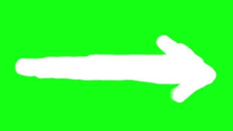 Hand Drawn Scribble Pointing Arrow. 스톡 동영상 220565016