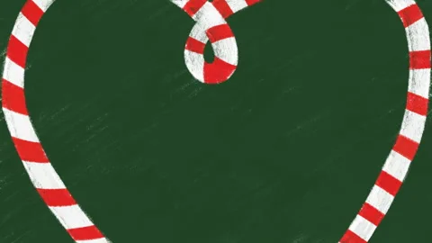 Hand drawn scribble style background with festive color for Christmas. Stock Footage 323696531