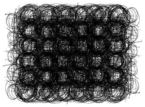 Hand drawn scribble symbols 02 Illustrazione stock