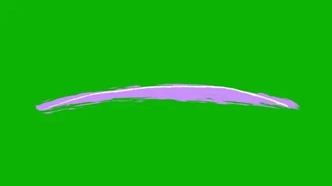 Hand drawn scribble underline animation green screen. Rough grunge wave line Stock Footage 325799815