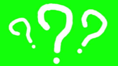 Hand Drawn Scribbled Question Marks. Video stock 220564941
