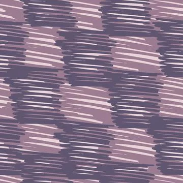 Hand drawn scribbles seamless pattern. Abstract pencil strokes line endless w Illustrazione stock