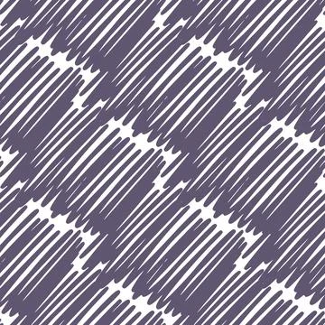 Hand drawn scribbles seamless pattern. Abstract pencil strokes line endless w Stock Illustration