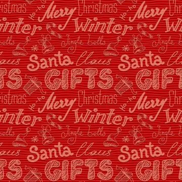 Hand-drawn seamless background texture for christmas gifts packaging 스톡 일러스트