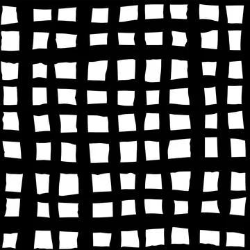 Hand drawn seamless cell pattern. Vector background Stock Illustration