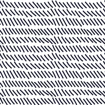 Hand drawn seamless indigo dashed line texture 库存插图