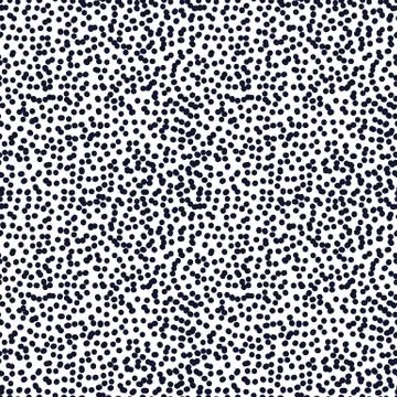 Hand drawn seamless indigo irregular dot texture Stock Illustration