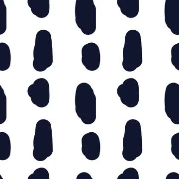 Hand drawn seamless indigo irregular spot texture Stock Illustration