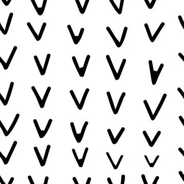 Hand drawn seamless pattern with arrows Stock Illustration