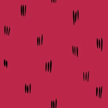 Hand drawn seamless pattern of color 2023 magenta abstract geometric background Stock Illustration