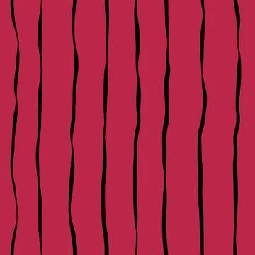 Hand drawn seamless pattern of color 2023 magenta abstract geometric background Stock Illustration