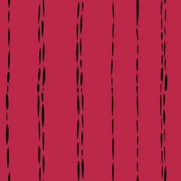 Hand drawn seamless pattern of color 2023 magenta abstract geometric background Stock Illustration