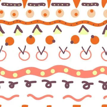 Hand drawn seamless pattern イラスト素材