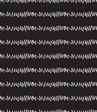 Hand drawn seamless pattern Stock Illustration