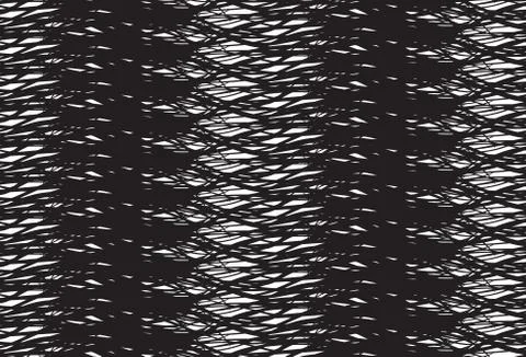 Hand drawn seamless pattern Illustrazione stock