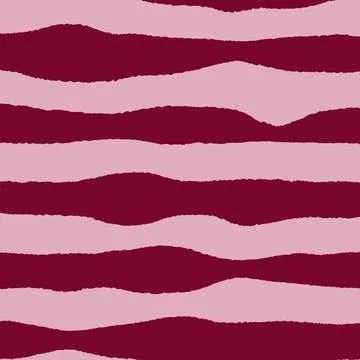 Hand drawn seamless pattern with minimalist lines, stripes striped abstract Stock Illustration