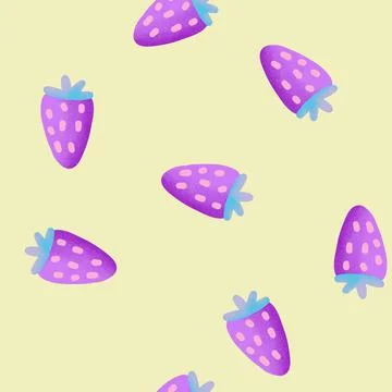 Hand drawn seamless pattern with pastel holographic dreamy dessert sweet food Stock Illustration