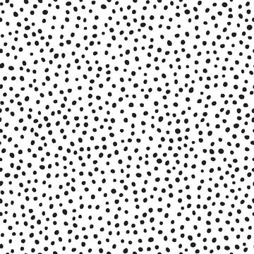 Hand drawn seamless pattern. Vector seamless trendy modern brush spot pattern イラスト素材