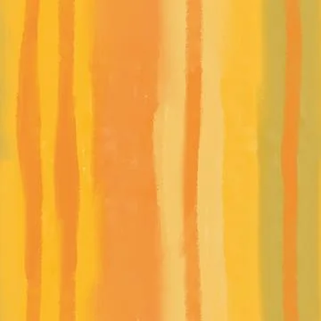 Hand drawn seamless pattern with vertical blurry stripes in yellow orange green Stock Illustration