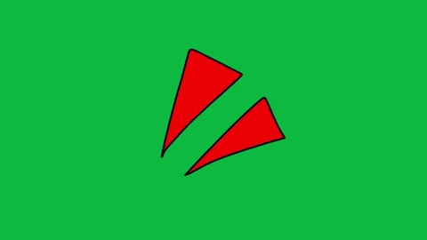 Hand Drawn Sharp Accent Line Burst 2D Green Screen Motion Graphic Overlay Stock Footage 342397911