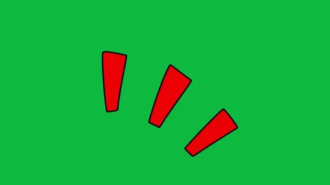 Hand Drawn Sharp Accent Line Burst 2D Green Screen Motion Graphic Overlay Vidéo 342397917