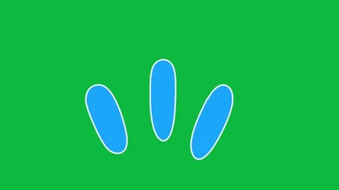 Hand Drawn Sharp Accent Line Burst 2D Green Screen Motion Graphic Overlay Stock Footage 342398020